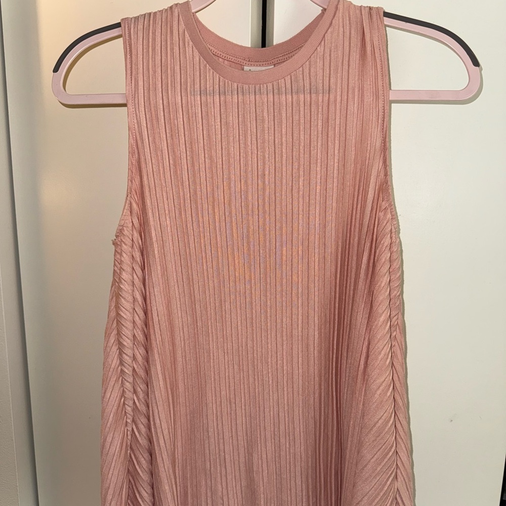 a new day Ribbed Tank Top in Soft Pink